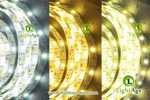 LightAge LED Strip 3528 CW+WW TriColor Strip 04